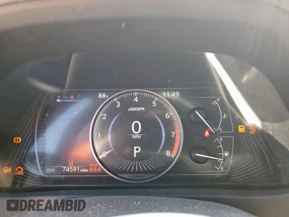 ✅ 2022 Lexus UX 200 • VIN: JTHX3JBH9N2047522 • Lot: 86244465. Listed on Copart with 74,591 mi. Free auction sales archive from the USA and detailed vehicle history report at DreamBid. Image 9.