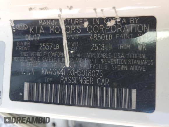 ✅ 2017 Kia Optima EX • VIN: KNAGV4LD3H5018073 • Lot: 81164905. Wystawiony na Copart z przebiegiem 101 830 mil. Bezpłatny archiwum sprzedaży aukcyjnych z USA i szczegółowy raport historii pojazdu na DreamBid. Zdjęcie 12.