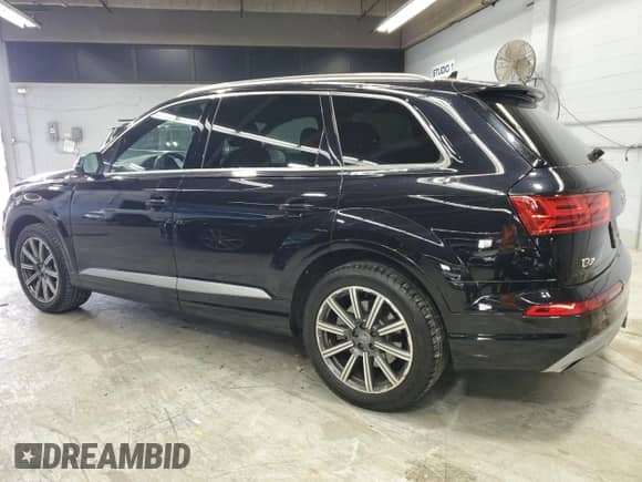 2017 Audi Q7 Premium Plus with VIN WA1LAAF72HD019930, listed as a Copart auction lot 81719655 with 54,840 mi miles and Salvage title. Bid and sale history available at DreamBid. Image 2.
