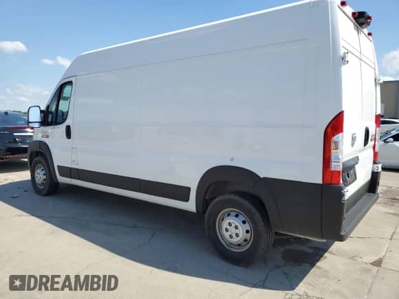 2022 Ram ProMaster Cargo с VIN 3C6LRVDG8NE134557, выставлен на аукционе Copart как лот 69671374 с пробегом Не указан миль и Списание • Salvage title. История ставок и продаж доступна на DreamBid. Изображение 2.