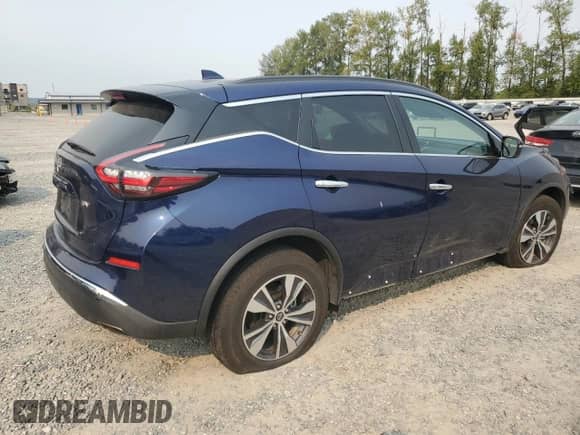 2023 Nissan Murano SV with VIN 5N1AZ2BJ2PC133648, listed as a Copart auction lot 71366105 with 49,148 mi miles and Clean title. Bid and sale history available at DreamBid. Image 3.