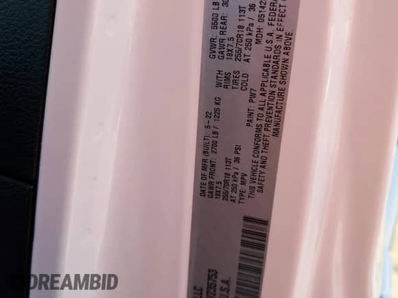 2022 Jeep Wrangler Unlimited Sahara Altitude with VIN 1C4HJXEG1NW235753, listed as a Copart auction lot 75942634 with 16,771 mi miles and Salvage title. Bid and sale history available at DreamBid. Image 15.