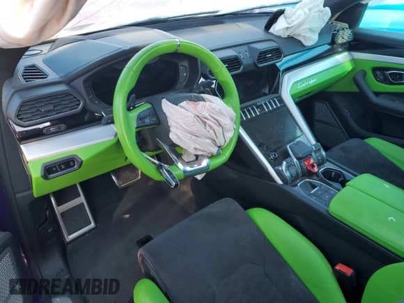 2022 Lamborghini Urus с VIN ZPBUA1ZL5NLA17828, выставлен на аукционе Copart как лот 77248774 с пробегом Не указан миль и Списание • Salvage title. История ставок и продаж доступна на DreamBid. Изображение 8.