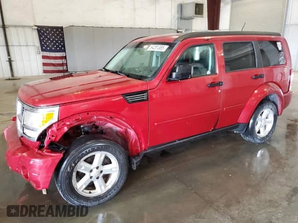 2007 Dodge Nitro SLT with VIN 1D8GU58K47W583543, listed as a Copart auction lot 64281385 with 227,537 mi miles and Salvage title. Bid and sale history available at DreamBid. Image 1.