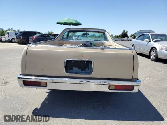 1979 Chevrolet El Camino с VIN 1W80H9Z434486, выставлен на аукционе Copart как лот 60688725 с пробегом 59 907 миль миль и Списание • Salvage title. История ставок и продаж доступна на DreamBid. Изображение 6.