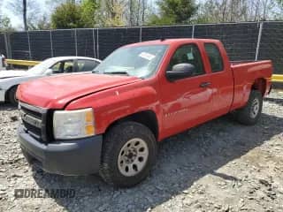 2008 Chevrolet Silverado 1500 Work Truck with VIN 1GCEC19X18Z195133, listed as a Copart auction lot 53841455 with 342,940 mi miles and Salvage title. Bid and sale history available at DreamBid. Image 1.