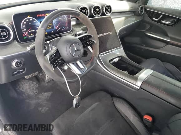 2023 Mercedes-Benz C 43 AMG with VIN W1KAF8HB7PR098740, listed as a Copart auction lot 68827055 with 9,379 mi miles and Clean title. Bid and sale history available at DreamBid. Image 8.