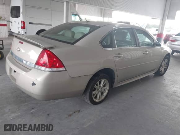 2011 Chevrolet Impala LT Retail with VIN 2G1WB5EK2B1201278, listed as a IAAI auction lot 43370195 with 141,685 mi miles and . Bid and sale history available at DreamBid. Image 4.