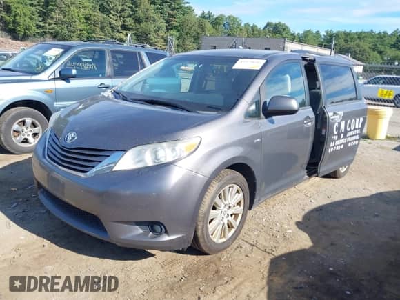 2017 Toyota Sienna LE with VIN 5TDJZ3DC1HS169243, listed as a IAAI auction lot 42979686 with 203,866 mi miles and . Bid and sale history available at DreamBid. Image 2.