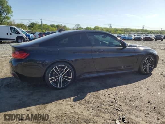 2020 BMW 4 Series 430i with VIN WBA4W3C07LFJ79827, listed as a Copart auction lot 54547705 with 37,185 mi miles and Salvage title. Bid and sale history available at DreamBid. Image 3.