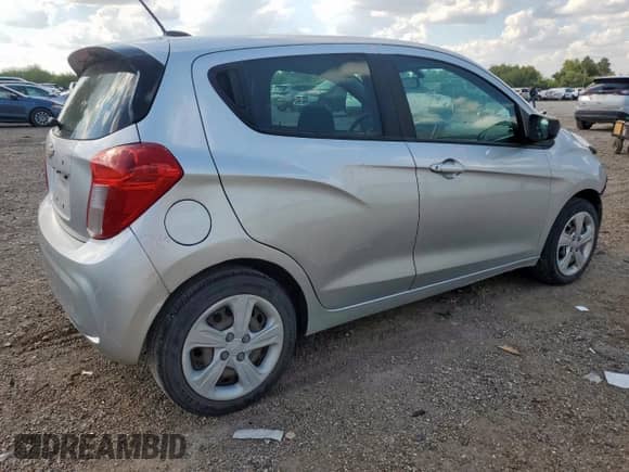 2021 Chevrolet Spark LS with VIN KL8CB6SA9MC723083, listed as a Copart auction lot 84622995 with 44,854 mi miles and Salvage title. Bid and sale history available at DreamBid. Image 3.