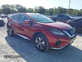 2020 Nissan Murano SV with VIN 5N1AZ2BS6LN110607, listed as a IAAI auction lot 42547943 with 49,226 mi miles and . Bid and sale history available at DreamBid. Image 1.