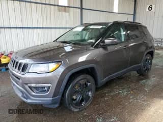 2021 Jeep Compass Latitude with VIN 3C4NJDBB3MT527211, listed as a Copart auction lot 68400555 with 44,981 mi miles and Clean title. Bid and sale history available at DreamBid. Image 1.