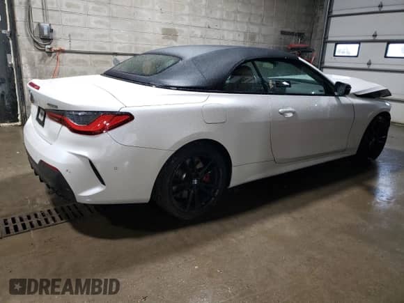 2023 BMW 4 Series 430i xDrive z VIN WBA43AT06PCM39686, wystawiony jako Copart lot #60834325 z przebiegiem 17 728 mil mil oraz Szkoda całkowita • Salvage title. Historia ofert i sprzedaży dostępna na DreamBid. Obrazek 3.