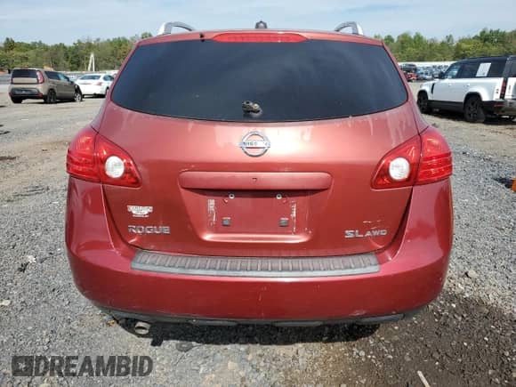 2008 Nissan Rogue SL with VIN JN8AS58V28W126188, listed as a Copart auction lot 84458065 with 175,311 mi miles and Salvage title. Bid and sale history available at DreamBid. Image 6.