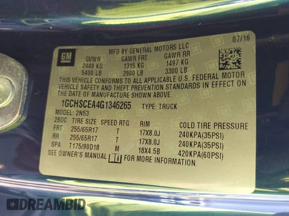 2016 Chevrolet Colorado 2WD LT с VIN 1GCHSCEA4G1346265, выставлен на аукционе IAAI как лот 40539859 с пробегом Не указан миль и . История ставок и продаж доступна на DreamBid. Изображение 9.