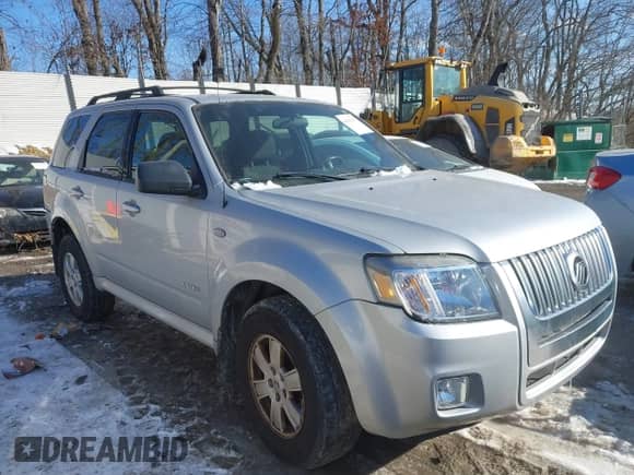 2008 Mercury Mariner with VIN 4M2CU91Z68KJ45797, listed as a IAAI auction lot 41615117 with 87,936 mi miles and . Bid and sale history available at DreamBid. Image 1.