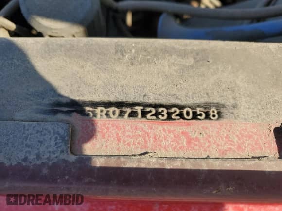 1965 Ford Mustang with VIN 5R07T232058, listed as a Copart auction lot 71192655 with 59,000 mi miles and Salvage title. Bid and sale history available at DreamBid. Image 12.
