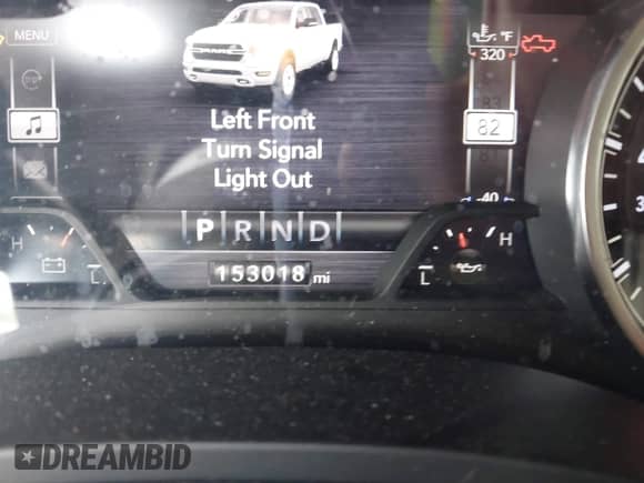 2020 Ram 1500 Big Horn z VIN 1C6RREBT7LN121222, wystawiony jako IAAI lot #42623464 z przebiegiem 153 018 mil mil oraz . Historia ofert i sprzedaży dostępna na DreamBid. Obrazek 16.