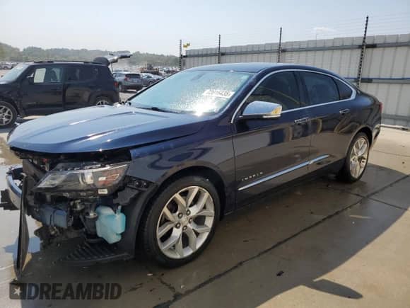 2018 Chevrolet Impala Premier z VIN 2G1125S35J9173466, wystawiony jako Copart lot #72016435 z przebiegiem 221 439 mil mil oraz Szkoda całkowita • Salvage title. Historia ofert i sprzedaży dostępna na DreamBid. Obrazek 1.