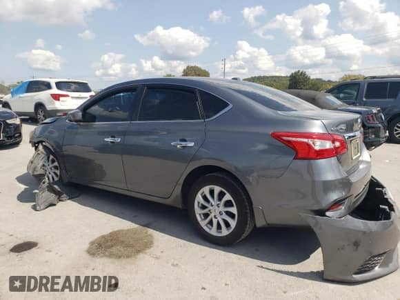 2019 Nissan Sentra SV with VIN 3N1AB7AP4KY319030, listed as a Copart auction lot 71815015 with 157,900 mi miles and Salvage title. Bid and sale history available at DreamBid. Image 2.