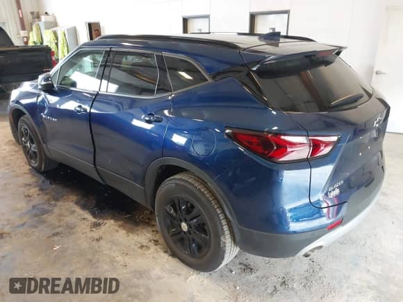 2022 Chevrolet Blazer LT with VIN 3GNKBCR40NS234401, listed as a IAAI auction lot 42937024 with Not provided miles and . Bid and sale history available at DreamBid. Image 3.