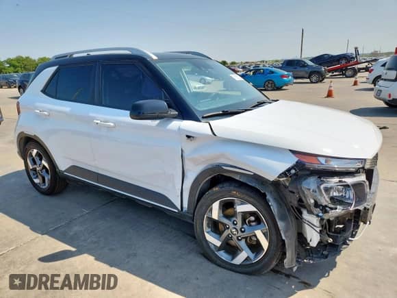 2022 Hyundai Venue SEL с VIN KMHRC8A38NU135535, выставлен на аукционе Copart как лот 71615125 с пробегом 43 167 миль миль и Списание • Salvage title. История ставок и продаж доступна на DreamBid. Изображение 4.