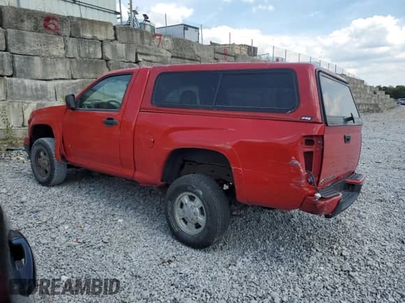 2008 Chevrolet Colorado Work Truck z VIN 1GCDT149188145858, wystawiony jako Copart lot #80709395 z przebiegiem 141 017 mil mil oraz Szkoda całkowita • Salvage title. Historia ofert i sprzedaży dostępna na DreamBid. Obrazek 2.