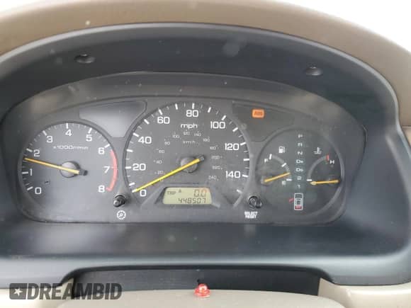 1999 Honda Accord LX with VIN 1HGCG1648XA028305, listed as a Copart auction lot 87960635 with 448,507 mi miles and Salvage title. Bid and sale history available at DreamBid. Image 9.