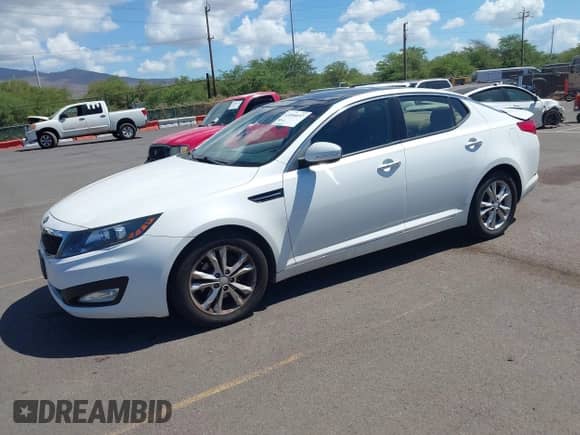 2013 KIA OPTIMA with VIN SXXGN4A75DG170636, listed as a IAAI auction lot 43096697 with 83,396 mi miles and . Bid and sale history available at DreamBid. Image 2.