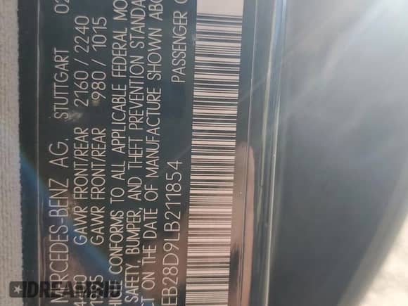 1990 Mercedes-Benz 300 z VIN WDBEB28D9LB211854, wystawiony jako Copart lot #49795515 z przebiegiem 241 074 mil mil oraz Szkoda całkowita • Salvage title. Historia ofert i sprzedaży dostępna na DreamBid. Obrazek 12.