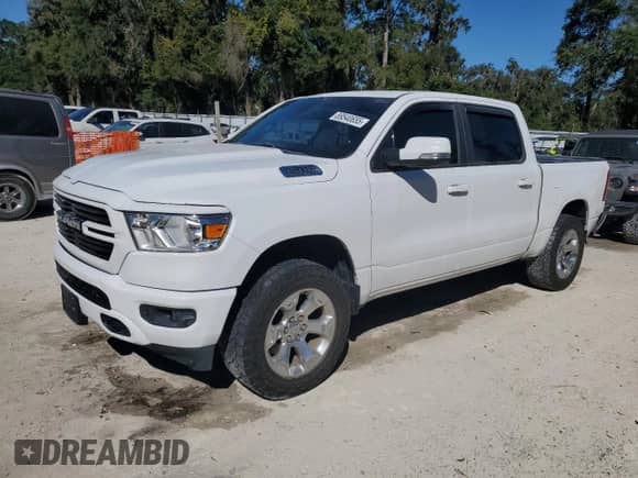 2019 Ram 1500 Big Horn z VIN 1C6RREFT2KN735247, wystawiony jako Copart lot #89540655 z przebiegiem 115 242 mil mil oraz Szkoda całkowita • Salvage title. Historia ofert i sprzedaży dostępna na DreamBid. Obrazek 1.