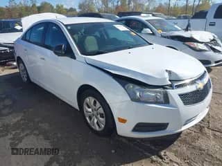2013 Chevrolet Cruze LS with VIN 1G1PA5SHXD7107543, listed as a IAAI auction lot 43439020 with 133,873 mi miles and . Bid and sale history available at DreamBid. Image 1.