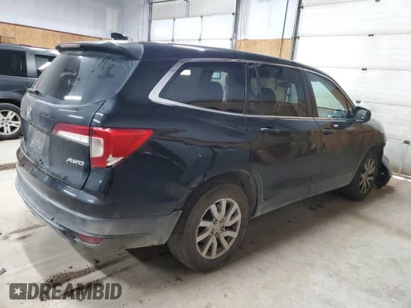 2019 Honda Pilot LX с VIN 5FNYF6H1XKB039605, выставлен на аукционе Copart как лот 85253275 с пробегом 141 328 миль миль и Чистый • Clean title. История ставок и продаж доступна на DreamBid. Изображение 3.