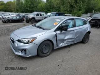 2018 Subaru Impreza with VIN 4S3GTAA67J3742197, listed as a Copart auction lot 69101195 with Not provided miles and Salvage title. Bid and sale history available at DreamBid. Image 1.