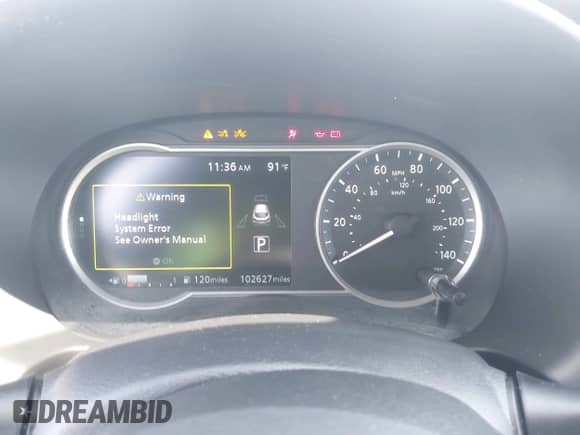 2020 Nissan Kicks SR with VIN 3N1CP5DV9LL527220, listed as a IAAI auction lot 42719468 with 102,627 mi miles and . Bid and sale history available at DreamBid. Image 7.