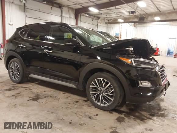 2021 Hyundai Tucson Limited with VIN KM8J3CAL6MU385001, listed as a IAAI auction lot 42230850 with 30,439 mi miles and . Bid and sale history available at DreamBid. Image 1.