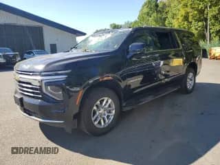 2025 Chevrolet Suburban LT with VIN 1GNS6CRD8SR287852, listed as a Copart auction lot 81665575 with 9,556 mi miles and Clean title. Bid and sale history available at DreamBid. Image 1.
