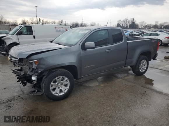 2022 Chevrolet Colorado 4WD LT с VIN 1GCHTCEN1N1204646, выставлен на аукционе Copart как лот 50911045 с пробегом 20 781 миль миль и Списание • Salvage title. История ставок и продаж доступна на DreamBid. Изображение 1.
