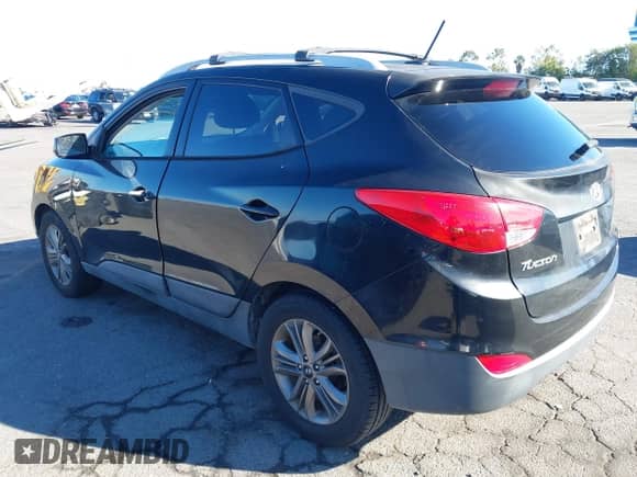 2014 Hyundai Tucson SE with VIN KM8JU3AG3EU925714, listed as a IAAI auction lot 43365574 with 39,987 mi miles and . Bid and sale history available at DreamBid. Image 3.
