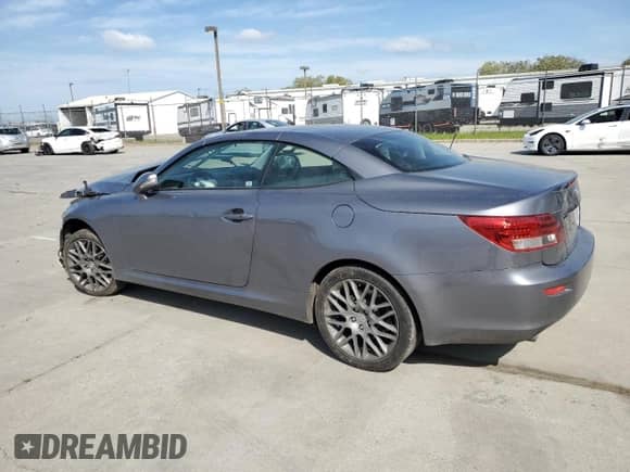 2012 Lexus IS 250 C z VIN JTHFF2C20C2521700, wystawiony jako Copart lot #50581405 z przebiegiem 123 547 mil mil oraz Szkoda całkowita • Salvage title. Historia ofert i sprzedaży dostępna na DreamBid. Obrazek 2.