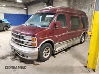 2002 Chevrolet Express с VIN 1GBFG15R921215686, выставлен на аукционе Copart как лот 75614424 с пробегом Не указан миль и Списание • Salvage title. История ставок и продаж доступна на DreamBid. Изображение 1.