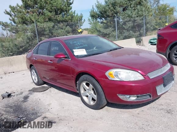 2011 Chevrolet Impala LTZ z VIN 2G1WC5EM0B1106135, wystawiony jako IAAI lot #43212309 z przebiegiem 154 571 mil mil oraz . Historia ofert i sprzedaży dostępna na DreamBid. Obrazek 1.