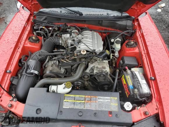 1996 Ford Mustang с VIN 1FALP4046TF159504, выставлен на аукционе Copart как лот 81761655 с пробегом 31 575 миль миль и Списание • Salvage title. История ставок и продаж доступна на DreamBid. Изображение 11.