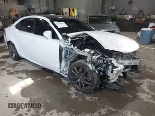 2015 Lexus IS 350 with VIN JTHCE1D25F5005754, listed as a IAAI auction lot 41168924 with 156,467 mi miles and . Bid and sale history available at DreamBid. Image 1.