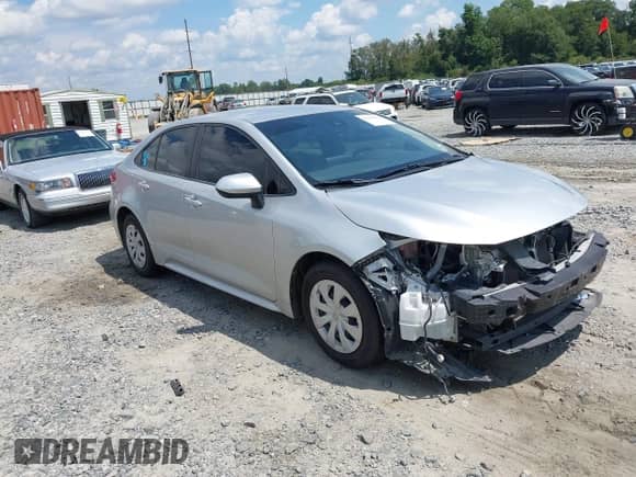 2020 Toyota Corolla L with VIN JTDDPRAEXLJ066386, listed as a IAAI auction lot 43109270 with 108,757 mi miles and . Bid and sale history available at DreamBid. Image 1.