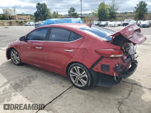 2017 Hyundai Elantra Limited с VIN KMHD84LF8HU263502, выставлен на аукционе Copart как лот 86118545 с пробегом Не указан миль и Чистый • Clean title. История ставок и продаж доступна на DreamBid. Изображение 2.