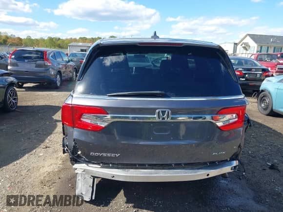 2018 Honda Odyssey Elite z VIN 5FNRL6H91JB071957, wystawiony jako IAAI lot #43506915 z przebiegiem 75 656 mil mil oraz . Historia ofert i sprzedaży dostępna na DreamBid. Obrazek 6.