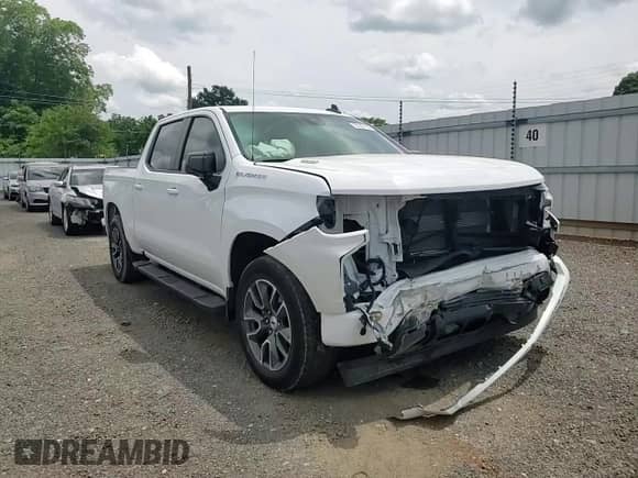 2022 Chevrolet Silverado 1500 RST with VIN 3GCUDEET1NG672027, listed as a Copart auction lot 59335195 with 51,898 mi miles and Salvage title. Bid and sale history available at DreamBid. Image 13.