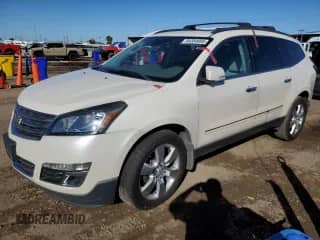 2014 Chevrolet Traverse LTZ с VIN 1GNKVJKD1EJ374660, выставлен на аукционе Copart как лот 84384805 с пробегом 124 948 миль миль и Списание • Salvage title. История ставок и продаж доступна на DreamBid. Изображение 1.
